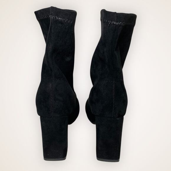 Women’s 36 Black Suede Ankle Booties - Picture 4 of 7
